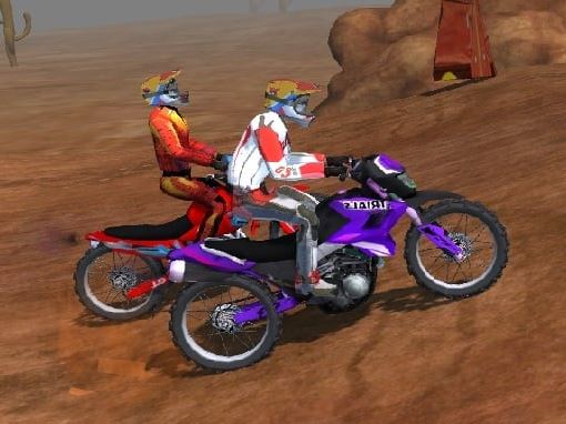 Multiplayer Motorcycle Dirt Racing