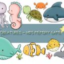 Kids Memory Sea Creature