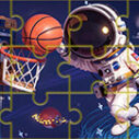 Jigsaw Puzzle: Space Basketball